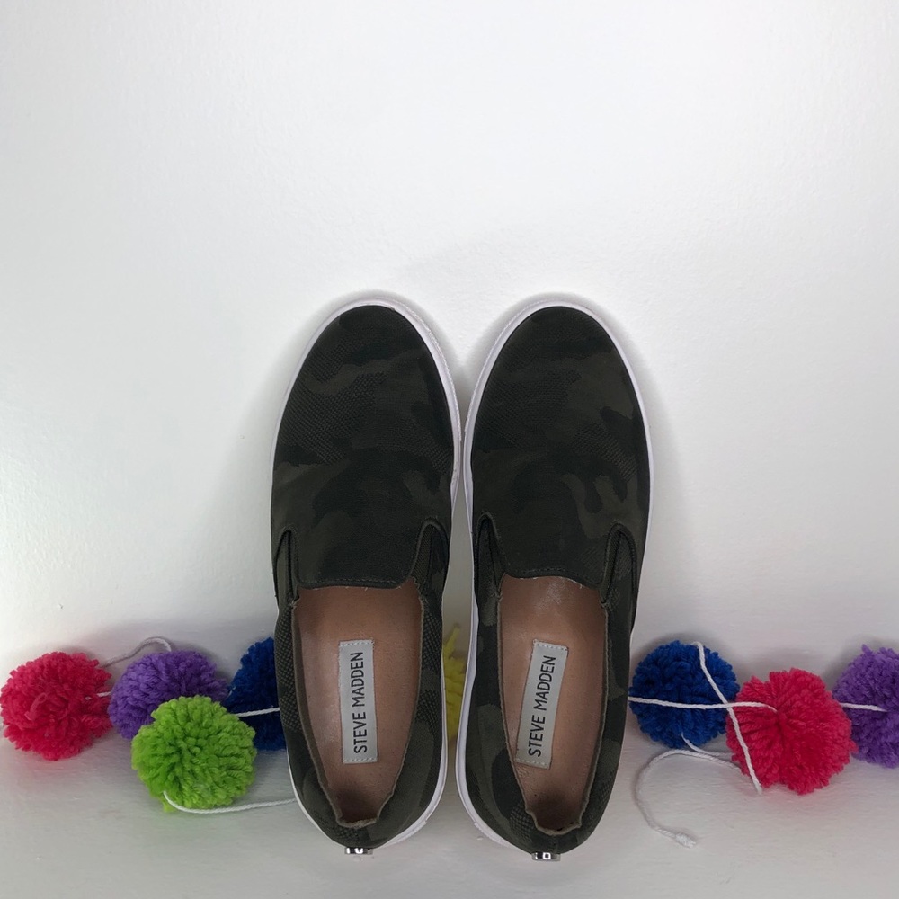 Steve Madden ecentrc camo slip-ons